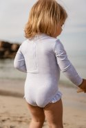 Little Dutch - Swimsuit z rękawami 86-92 cm Daisy Blue