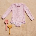 Little Dutch - Swimsuit z rękawami 86-92 cm Little pink flowers Vintage pink