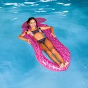 Swim Essentials - Materac do pływania z siateczką Leopard Neon