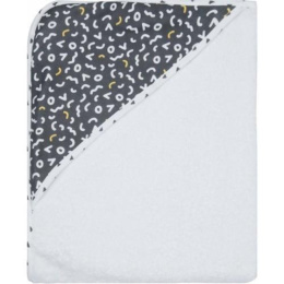 Luma Babycare - Ręcznik z kapturkiem Memphis Grey