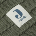 Jollein - Kocyk tkany 75 x 100 cm Pure knit Leaf green