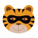 Bo Jungle - Puzzle 3 szt. Animal Tygrys, Hipopotam, Żabka