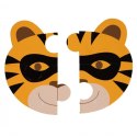 Bo Jungle - Puzzle 3 szt. Animal Tygrys, Hipopotam, Żabka
