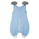 Hi Little One - Śpiworek muślinowy Piżamka M Elephant Baby blue-Grey