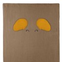 Hi Little One - Poszewki na pościel dziecięcą Elephant Dark oak-Mustard