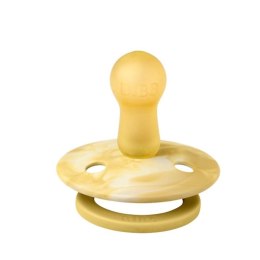 BIBS - Smoczek uspokajający 2 szt. M (6-18 m) Tie dye Mustard-Ivory