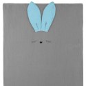 Hi Little One - Poszewki na pościel dziecięcą Sleepy bunny Grey-Baby blue