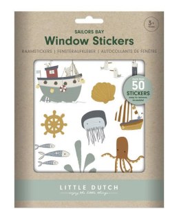 Little Dutch - Naklejki wielokrotnego użytku na okno Sailors bay