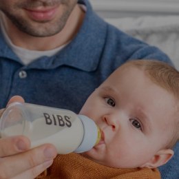 BIBS - Butelka antykolkowa dla niemowląt 225 ml Cloud