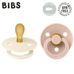 BIBS - Smoczek symetryczny 2 szt. S (0-6 m) Colour Ivory-Blush