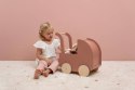 Little Dutch - Drewniany wózek dla lalek z lalką
