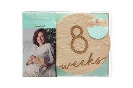 Pearhead - Drewniane tabliczki do zdjęć ciążowych