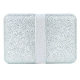 A Little Lovely Company - Lunchbox śniadaniówka Glitter Silver