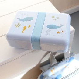 A Little Lovely Company - Lunchbox śniadaniówka z naklejkami Ocean