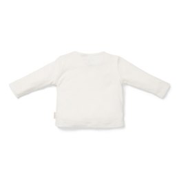 Little Dutch - Koszulka z długim rękawem 80 cm Bunny White