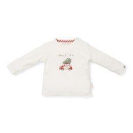 Little Dutch - Koszulka z długim rękawem 74 cm Merry Christmas