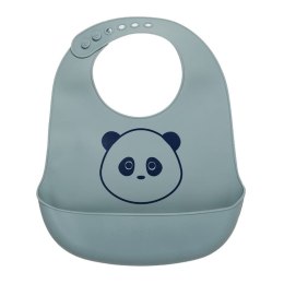Nuuroo - Silikonowy śliniak z kieszonką Panda Lead