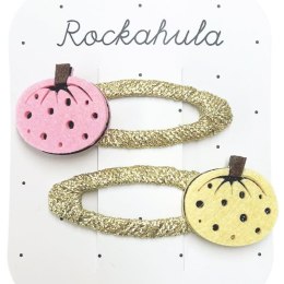 Rockahula Kids - Spinki do włosów 2 szt. Spotty pumpkin