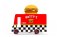 Candylab - Samochód drewniany Hamburger Van