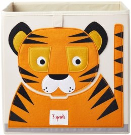 3 Sprouts - Pudełko na zabawki Tygrys Orange