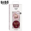 BIBS - Smoczek uspokajający 2 szt. S (0-6 m) Colour Pink plum-Elderberry