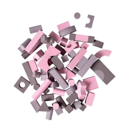 BabyDan - Piankowe klocki Soft blocks Pink-Violet