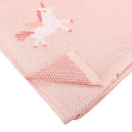 Kidzroom - Kocyk bawełniany dla dzieci Unicorn Stella Pink