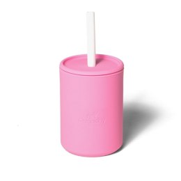 Avanchy - Silikonowy kubeczek dla dziecka 6 m+ La petite Pink