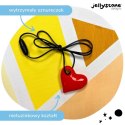 Jellystone Designs - Gryzak terapeutyczny Serduszko Scarlet red
