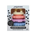 Jellystone Designs - Silikonowy gryzak Mała wieża Pastel rainbow