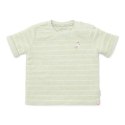 Little Dutch - T-shirt z krótkim rękawem 80 cm Frotte Little farm-Stripes Green
