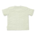 Little Dutch - T-shirt z krótkim rękawem 92 cm Frotte Little farm-Stripes Green