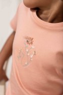 Little Dutch - T-shirt z krótkim rękawem 104 cm Flower Pink