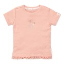 Little Dutch - T-shirt z krótkim rękawem 74 cm Flower Pink