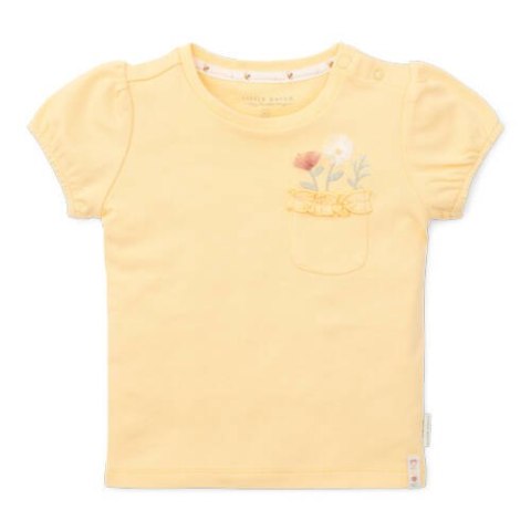 Little Dutch - T-shirt z krótkim rękawem 80 cm Honey Yellow