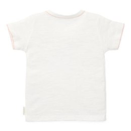 Little Dutch - T-shirt z krótkim rękawem 104 cm Flower Girl Off-white