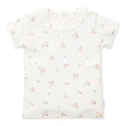 Little Dutch - T-shirt z krótkim rękawem 92 cm Meadows White
