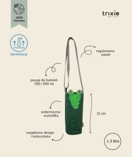 Trixie - Termiczny pokrowiec na bidon lub butelkę Pan Krokodyl