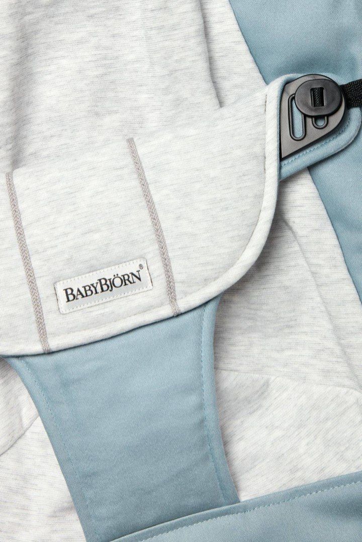 BabyBjörn - Poszycie do leżaczka Balance soft Cotton-Jersey Blue-Grey