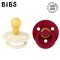 BIBS - Smoczek uspokajający 2 szt. S (0-6 m) Colour Ivory-Ruby