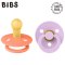 BIBS - Smoczek uspokajający 2 szt. S (0-6 m) Colour Papaya-Violet sky