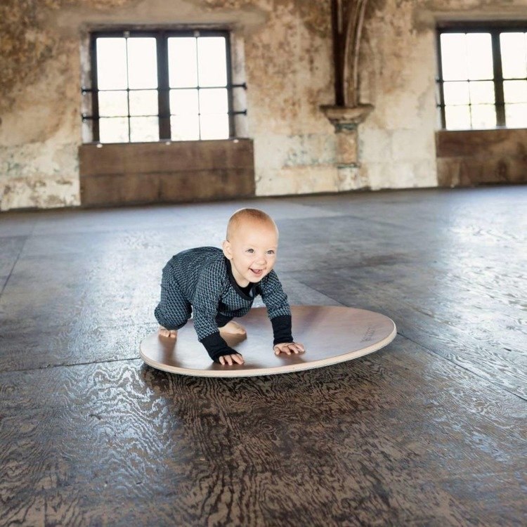 Wobbel - Deska do balansowania 360 z filcem Baby mouse