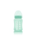 Everyday Baby - Szklana butelka ze smoczkiem S 150 ml Mint green