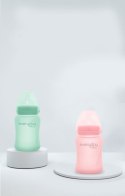 Everyday Baby - Szklana butelka ze smoczkiem S 150 ml Mint green