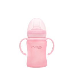 Everyday Baby - Zestaw Ustnik niekapek i rączki do butelki Rose pink