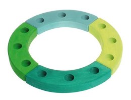 Grimm's - Mały pierścień dekoracyjny Green-Turquoise