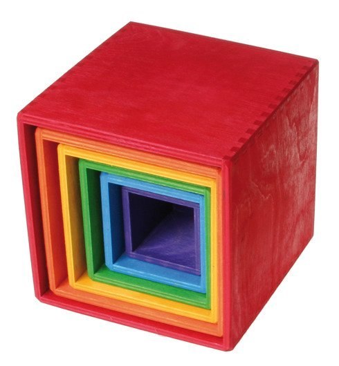 Grimm's - Pudełka 6 szt. 0m+ Kolorowe