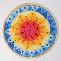 Grimm's - Układanka z kryształkami Mandala błyszcząca średnica 44 cm 3lata+ Kolorowa