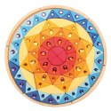 Grimm's - Układanka z kryształkami Mandala błyszcząca średnica 44 cm Rainbow