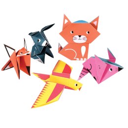 Rex London - Papier dwustronny origami do tworzenia zwierząt